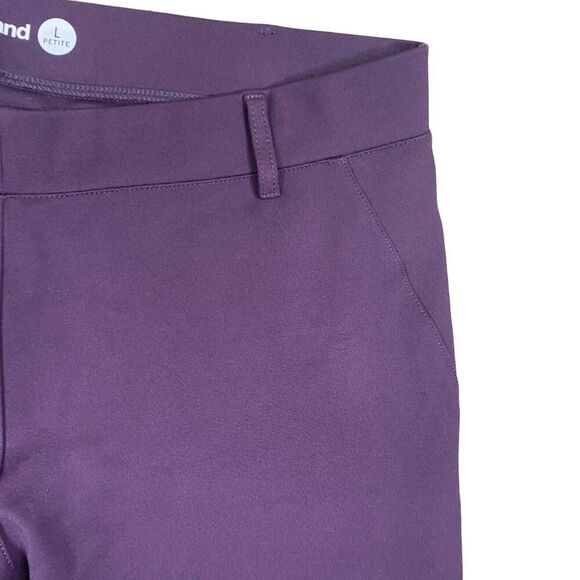 Betabrand Straight Leg Yoga Pants Purple Size Petite Large - Picture 3 of 4